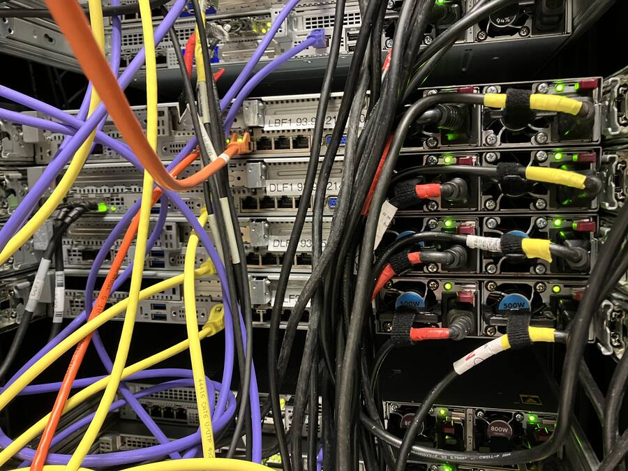 Bekabeling, volledig redundant uitgevoerd